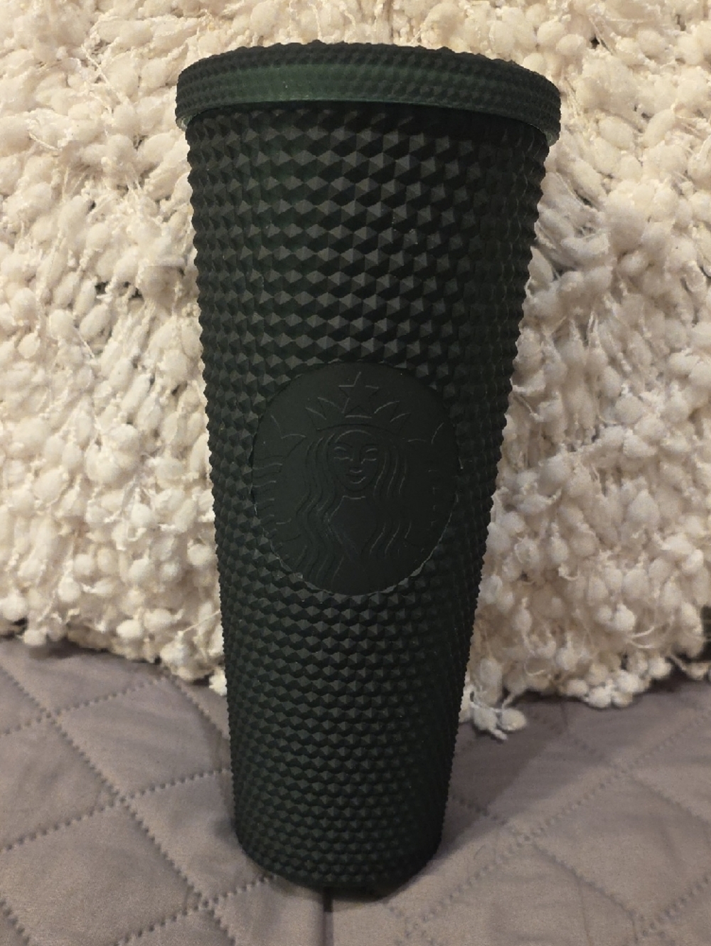 Starbucks 2021 Venti Matte Studded Tumbler - Forest Green 24oz. - Picture 8 of 9
